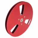 КАТУШКА NAB ДЛЯ ЗАПИСИ 1/4 7 ДЮЙМОВ, 3 ОТВЕРСТИЯ, КРАСНАЯ