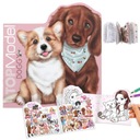 Топ-модель 12714 Книжка-раскраска с наклейками DOGGY.