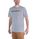 103361 Футболка с логотипом Core Logo Carhartt серая, размер S