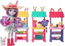 Набор Enchantimals City Tails Bunny Market, аксессуары для кукол Mattel HHC17