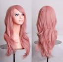 Женский парик розовый BANGES длинные волосы парики аниме манга косплей 70 см