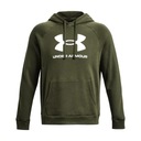 Námorná pánska mikina Under Armour Rival Fleece Logo HD zo zeleno-bielej M