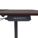 Письменный стол с электрической регулировкой высоты JAN NOWAK ELLA антрацит/орех