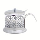 СТАЛЬНАЯ САХАРНИЦА с ЛОЖКОЙ САХАРНИЦА 200 мл