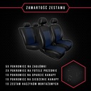 FORRO UNIVERSALES JUEGO COMFORT EKOSKORA NIEBIESKIE PARA HYUNDAI ELANTRA 