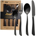 НАБОР СТОЛОВЫХ ПРИБОРОВ ЧЕРНЫЙ НАБОР СТОЛОВЫХ ПРИБОРОВ 16 EL 4 ШТ.