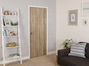 Дверной шпон, мебель, дуб Сонома, светлый рулон, 90x210, самоклеящаяся пленка