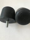 РЕЗИНОВЫЙ БАМПЕР КРУГЛЫЙ 60X50 1 ВИНТ M10