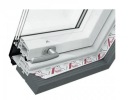 ROTO Designo R49 74x118 Мансардное окно ПВХ с тройным остеклением