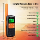 Retevis RT649 Walkie Talkie PMR446 16 каналов VOX Светодиодный фонарик IP65 (2 шт)