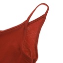 Dámske maxi šaty bez rukávov s výstrihom do V plážová oranžová S Dominujúci materiál syntetický materiál