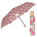 Женский складной зонт-тюльпан, ветрозащитный, из эко-волокна