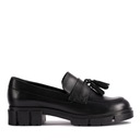 Loafersy Clarks Teala Loafer czarne skórzane 41.5