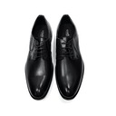 Čierne elegantné pánske topánky k obleku hladká koža stielka 42 Model UNI4100-20-SKP-G1/2