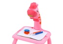Projektor so stoličkou na kreslenie žirafy ružovej Vek dieťaťa 3 roky +