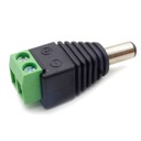 ZŁĄCZKA DC ZASIAJĄCE GNIAZDO 2,1/5,5 LED MĘSKA