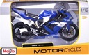 Yamaha YZF-R1 Maisto 1:12 1/12 31101 Kovový model motocykla Motocykel Blue Dĺžka 17.2 cm