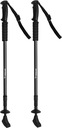 Set Palice Nordic Walking Palice Koncovky Čierne Zložená dĺžka 65 cm