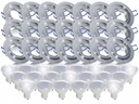 KOMPLET 21x Żarówka LED GU10 ZESTAW 7W+Oprawa