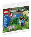 LEGO Minecraft 30393 Стив и ползучий гад