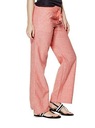 GUESS dámske nohavice Lilybeth Linen Pants koralová XS Veľkosť XS