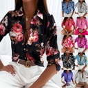 Košeľa Ženy otočiť dole kvetinový golier P Pohlavie Výrobok pre ženy