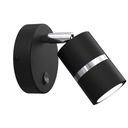 ТОЧЕЧНЫЙ НАСТЕННЫЙ СВЕТИЛЬНИК, ТРУБОЧНАЯ ЛАМПА СО СВЕТОДИОДНЫМ ВЫКЛЮЧАТЕЛЕМ GU10