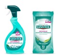 SANYTOL УНИВЕРСАЛЬНЫЙ НАБОР СПРЕЙ 500мл + САЛФЕТКИ
