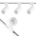 ШИНА БЕЛАЯ 1,5М + 3X ОТРАЖАТЕЛЬ GU10