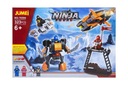 Jumei NINJA HARCOSOK építőkocka 323 db-os, 38 x 26 cm