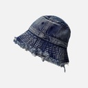 Bucket Hat Denim Distressed Jean