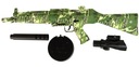 Sniper puška Sniperka PISTOLET AUTOMAT na vodné gule MP5 Puškohľad pozadia Stav balenia originálne