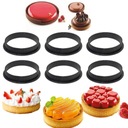ФОРМА КРУГЛАЯ КОЛЬЦО 6 шт ДЛЯ ВЫПЕЧКИ ТАРТОЛЕЙ, ТАРТЕЛЕЙ ПИЦЦЫ 316