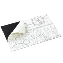 MAT BITUMINOUS BLACK SILVER 37,5 X 26,5 CM DO DOOR AUTOMOBILE 1,8MM GLUE  photo 12