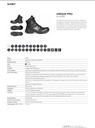 Topánky Tŕne Čierne Kožené Taktické veľ. 38 Dominujúca farba čierna