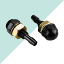 2 SZT. BLACK PLASTIC PLUGS NA GAC TOWING / TOW BAR BUMPERS FRONT  photo 9