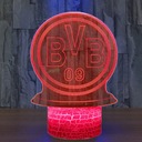 3D LED USB ночник Боруссия Дортмунд BVB