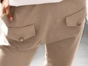 Dámska tepláková súprava mikina klokan bez kapucne nohavice tepláky s vreckami Druh nohavíc zúžená nohavica