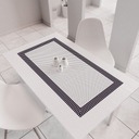 Скатерть Черная в горошек 150х220см