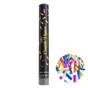 Конфетти в металлическую полоску - разноцветные, 40 см.