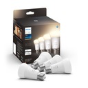 PHILIPS HUE Белая умная лампочка E27 9 Вт 4 шт.