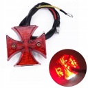 HEADLIGHT BACK REAR LED CROSS LED REAR MOTORCYCLE  photo 7
