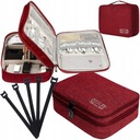 ORGANIZER PODRÓŻNY TORBA NA KABLE ŁADOWARKI 5 RZEPÓW POJEMNA ZAMEK PODRÓŻ