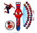 Zegarek cyfrowy LED projektor Spiderman