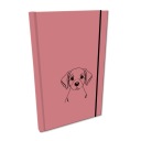 Элегантный блокнот Sketchbook А5 192 страницы гладкий Soft Touch DOG