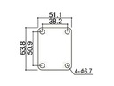 Płytka gryfu GOTOH NBS-3 RELIC Marka Gotoh