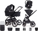 VENICCI TINUM 3w1 wózek + Cybex ATON 5 Black SE Głębokość produktu po złożeniu 41 cm