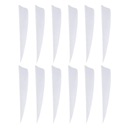 12 ks 3-palcových perových lopatiek pre domácich majstrov biely Značka bez marki