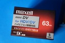 KAMEROVÁ KAZETA MAXELL HDV HD Mini DV DVC 63 / 94 min