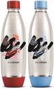 Набор бутылок SodaStream Fuse Brush Design, 2x1 л